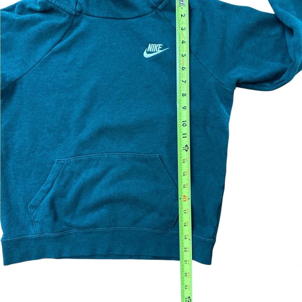 Nike Women’s Size XS Cowl Neck‎ Green Hoodie Logo Swoosh Sportswear Casual